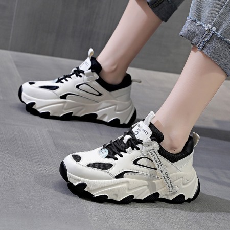 Spring and Summer New Women's Shoes Trendy Shoes Sports Dad Breathable Net Shoes Women