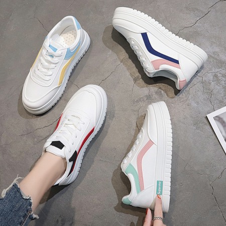 Spring New Basic White Shoes Female Student Shoes Running Casual Shoes