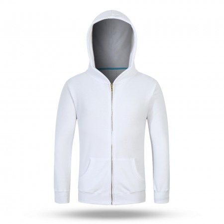 New Cotton Hooded Zipper Sweater Men's Casual Jacket Sports Health Custom Class Clothes